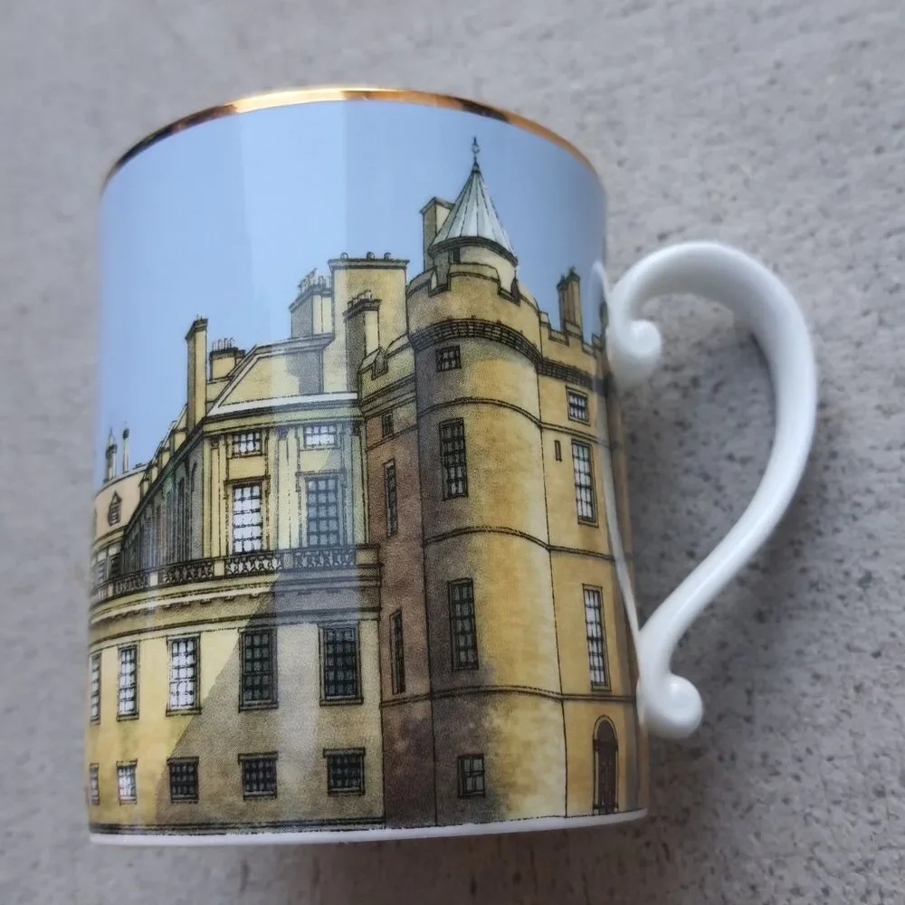 Vtg Royal Collection Palace of Holyroodhouse Fine Bone China Mug 4